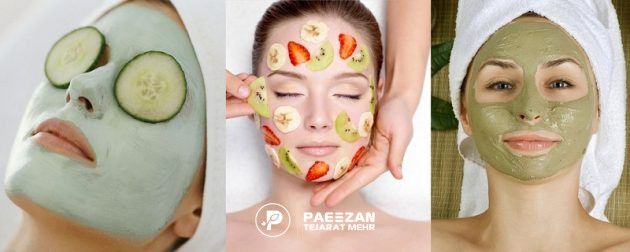 عکس از صورت ۳ دختر در کنار هم که هر کدام یک نوع ماسک روی صورت خود گذاشته است