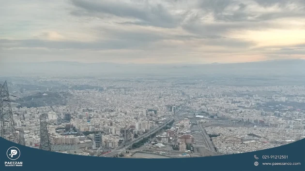 عکس هوایی از کرج