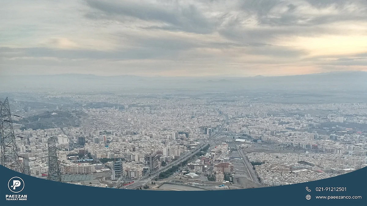 عکس هوایی از کرج